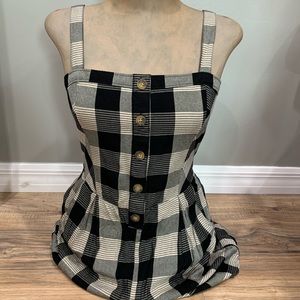 Hollister Romper plaid